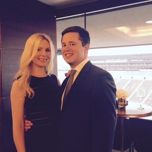 Reiss navy knit dress